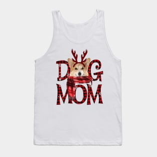 Corgi Mom Christmas Dog Mom Dog Lovers Tank Top